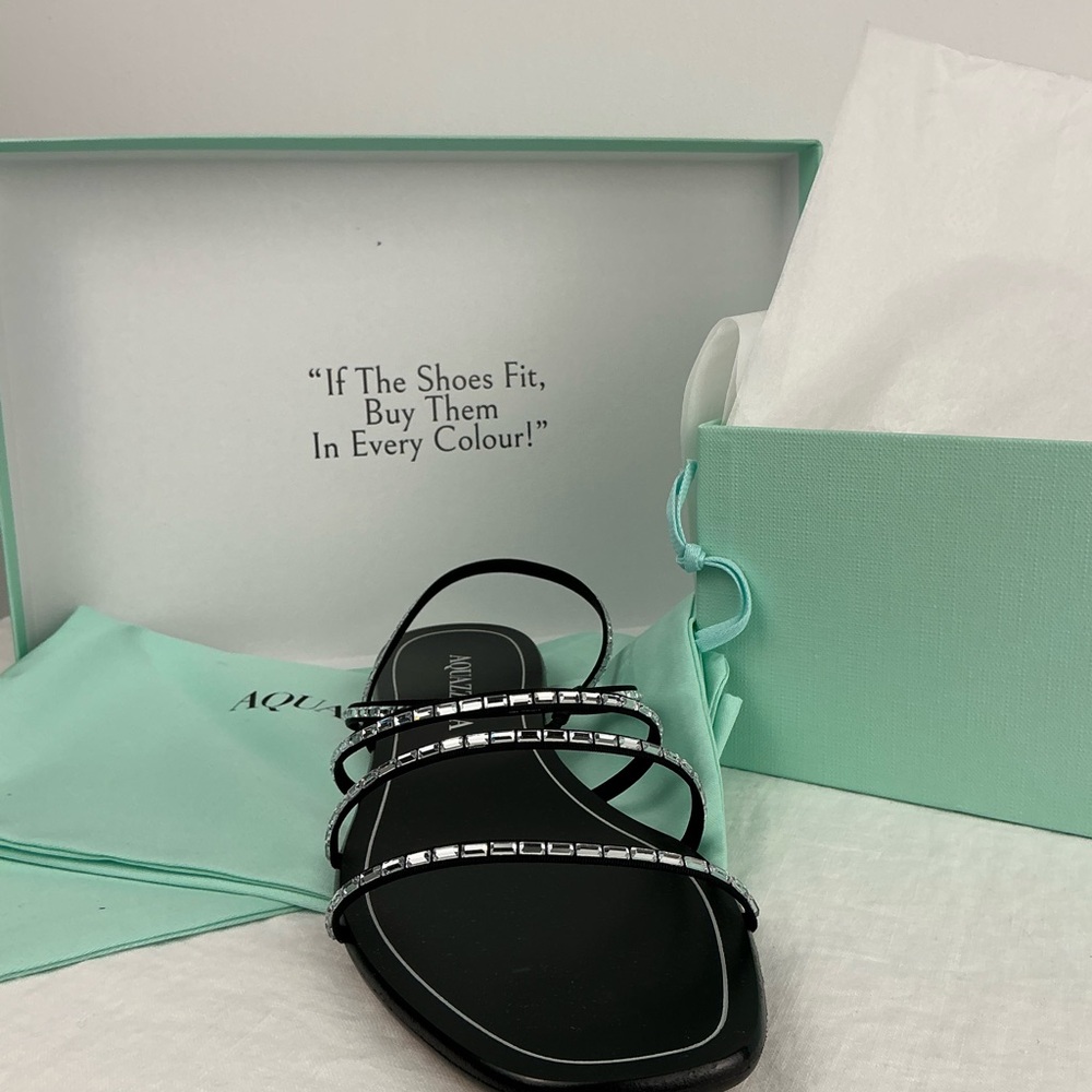 Aquazzura MISTICA SANDAL FLAT - 37 - Picture 6 of 12